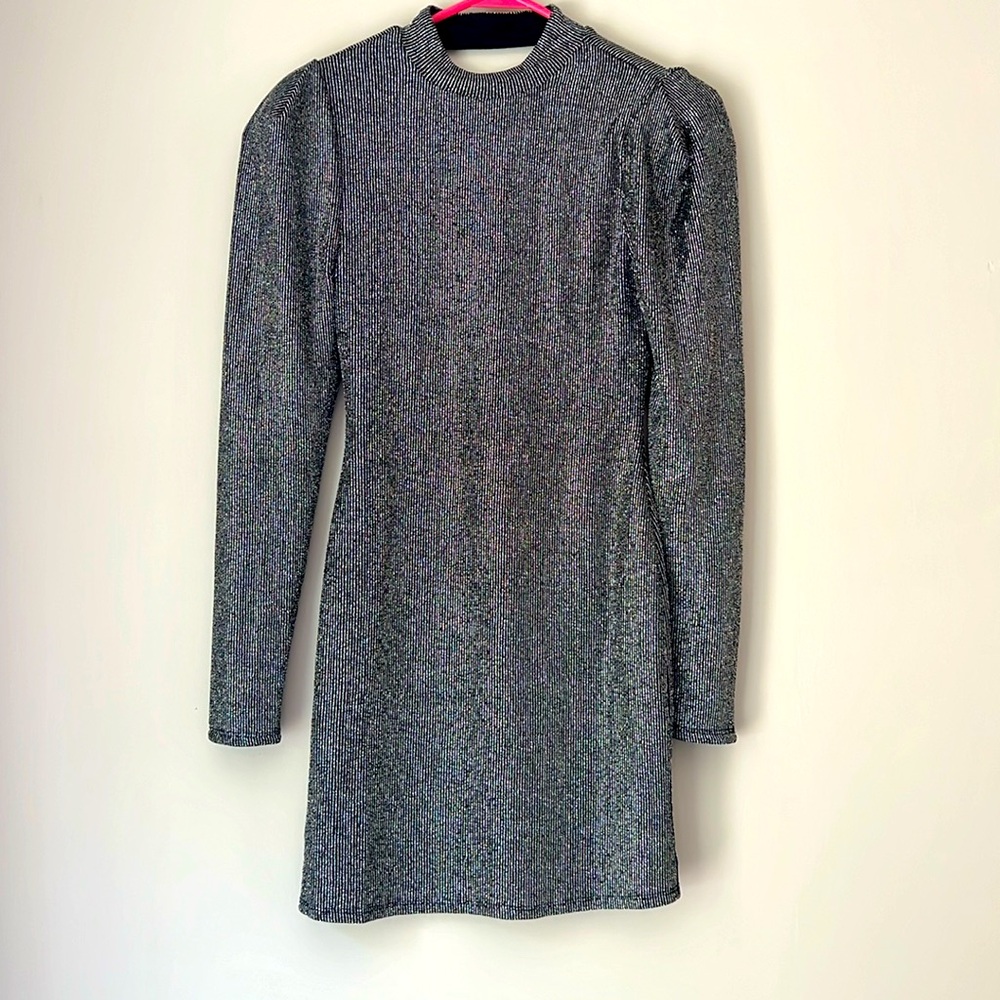 BCBGeneration Metallic Mini Dress - Size XS